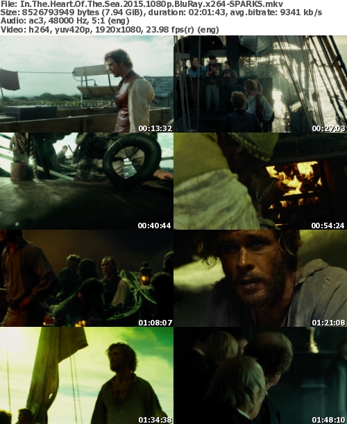 In The Heart Of The Sea 2015 1080p BluRay x264-SPARKS In The Heart Of The Sea 2015 1080p BluRay x264-SPARKS