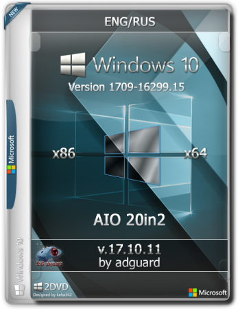 Windows 10, Version 1709 with Update (x86-x64) AIO (20in2) ADGUARD Windows 10, Version 1709 with Update (x86-x64) AIO (20in2) ADGUARD