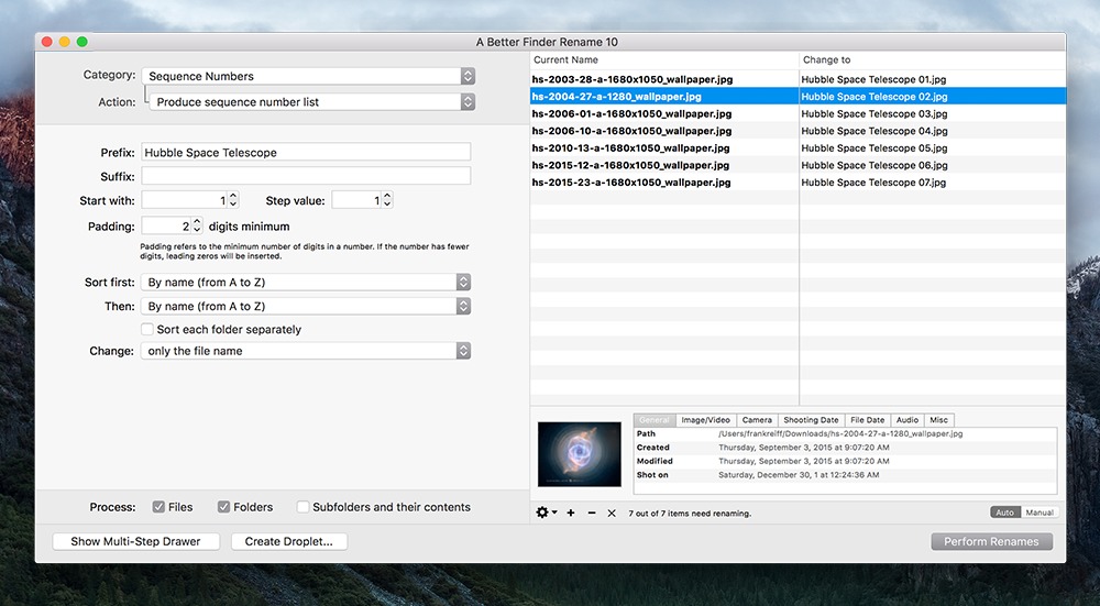 A Better Finder Rename 10.22 MacOSX A Better Finder Rename 10.22 MacOSX