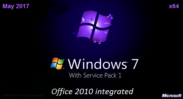 Windows 7 SP1 Ultimate X64 + Office 2010 en-US May 2017 Windows 7 SP1 Ultimate X64 + Office 2010 en-US May 2017