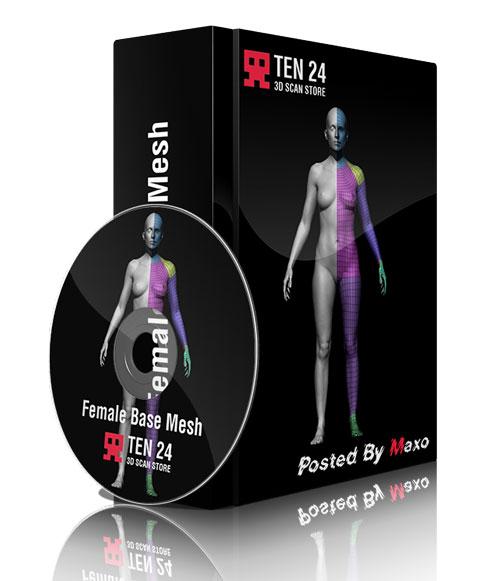 3D Scan Store - Female Base Mesh