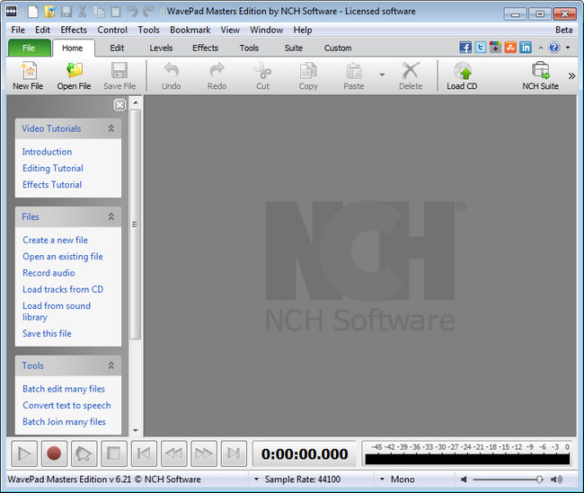 NCH WavePad Sound Editor Masters Edition 6.37 Portable