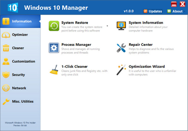Yamicsoft Windows 10 Manager 1.1.2 Multilingual Yamicsoft Windows 10 Manager 1.1.2 Multilingual